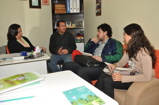 Reunião com os professores da Escola Municipal de Ensino Fundamental Coriolano Benício - Vila da Quinta