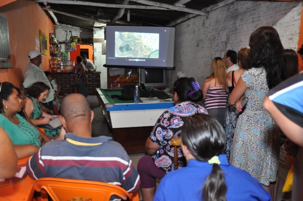 Na ocasião foi apresentado o vídeo das obras do contorno de Pelotas - 06 de dezembro de 2012