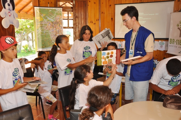 Atividade de Educação Ambiental com a Patrulha Mirim no Cassino - 08 de fevereiro de 2013