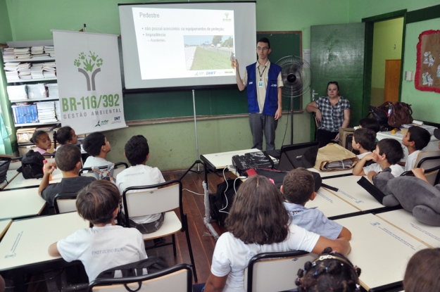 Atividade da Educação Ambiental na E.M.E.F. Olavo Bilac - 26 de março de 2013