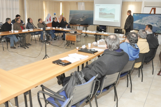 Engenherio do DNIT, Vladimir Casa, apresentou o projeto do lote 4 para o Conselho de Autoridade Portuária 