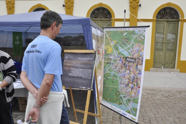 O Mapa Temático auxiliou a comunidade visualizar como ficará o Contorno de Pelotas.