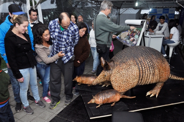 Estande da Gestão Ambiental na 42ª Feira do Livro de Pelotas - 02 de novembro de 2014.