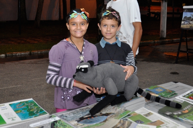Estande da Gestão Ambiental na 42ª Feira do Livro da FURG - Rio Grande _ 28 de janeiro de 2015.